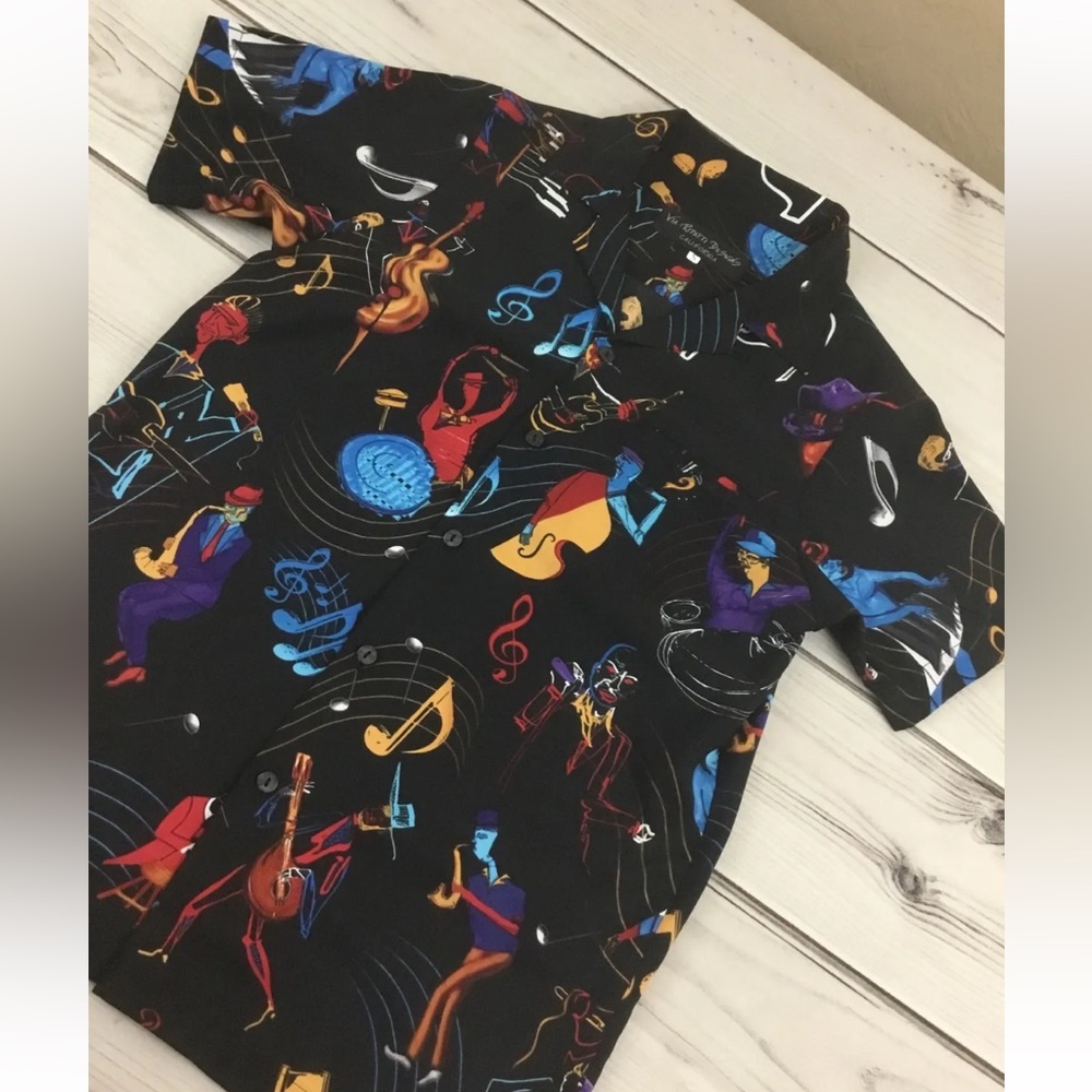 VIA RIPATTI JAZZ/MUSICIAN SHIRT VINTAGE NWOT - Picture 3 of 8